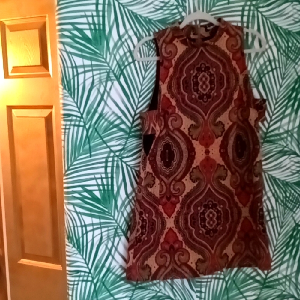 Retro Paisley Dress